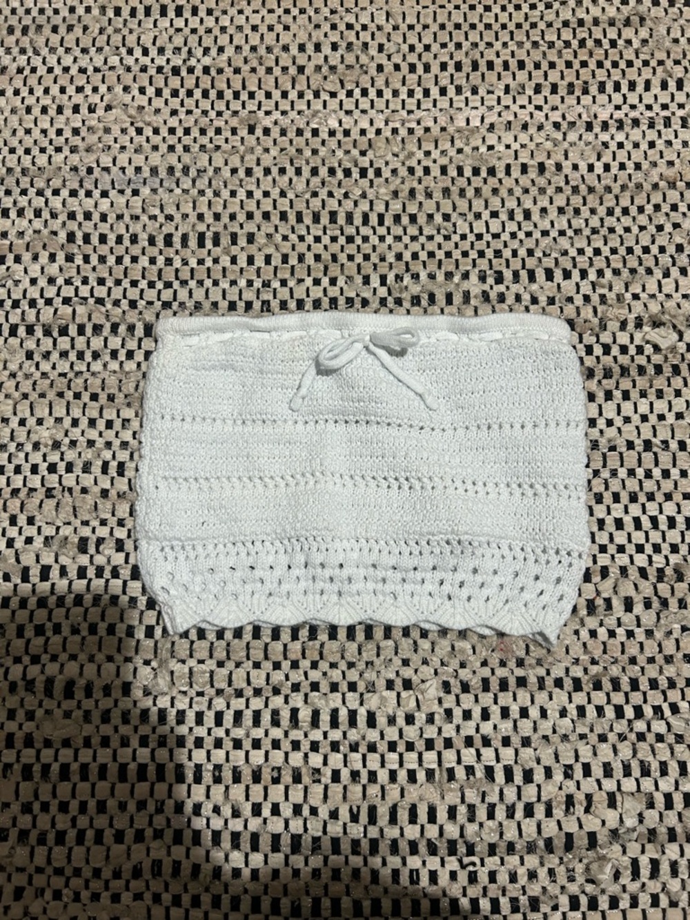 Hollister crochet tube top size xs